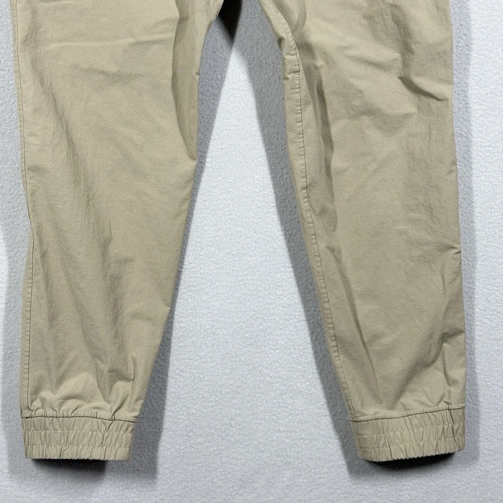 Lululemon ABC Jogger Canvas Pants Mens Large Beige Athleisure Athletic Pull On